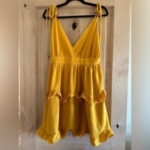 SHEIN flouncy tiered dress